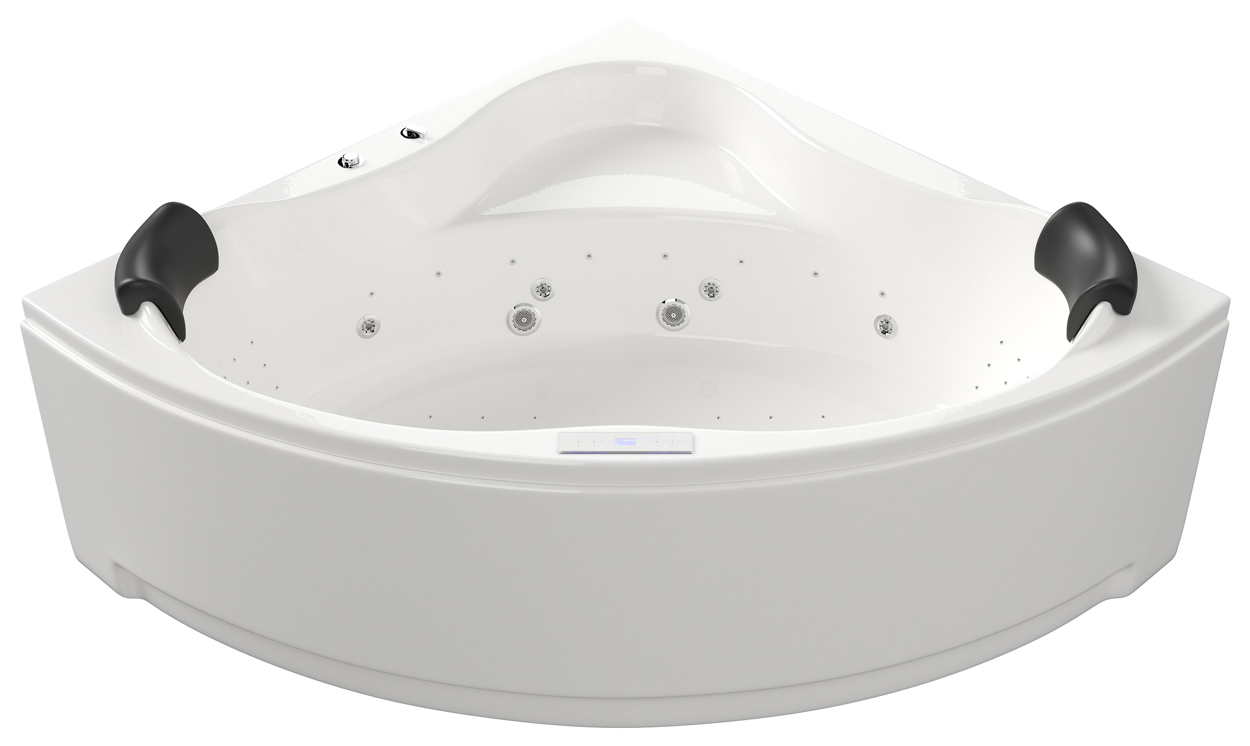 Deluxe Whirlpool Enjoy Ultra 150cm Made in Germany 80 Düsen & LED mit Armatur