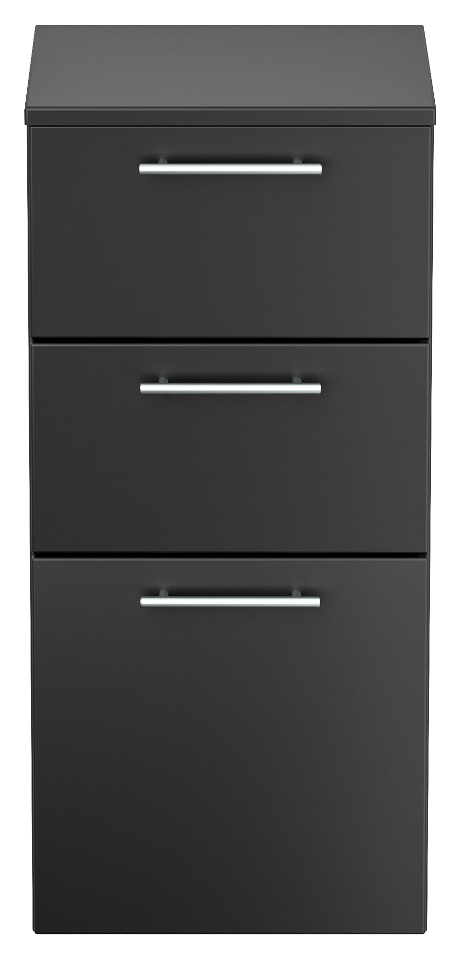 Midischrank 75cm schwarz