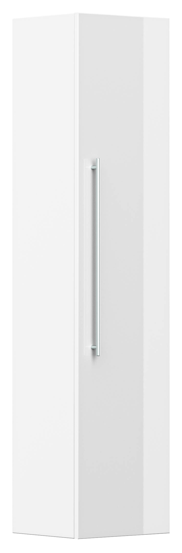 Hochschrank 150 cm weiss hochglanz