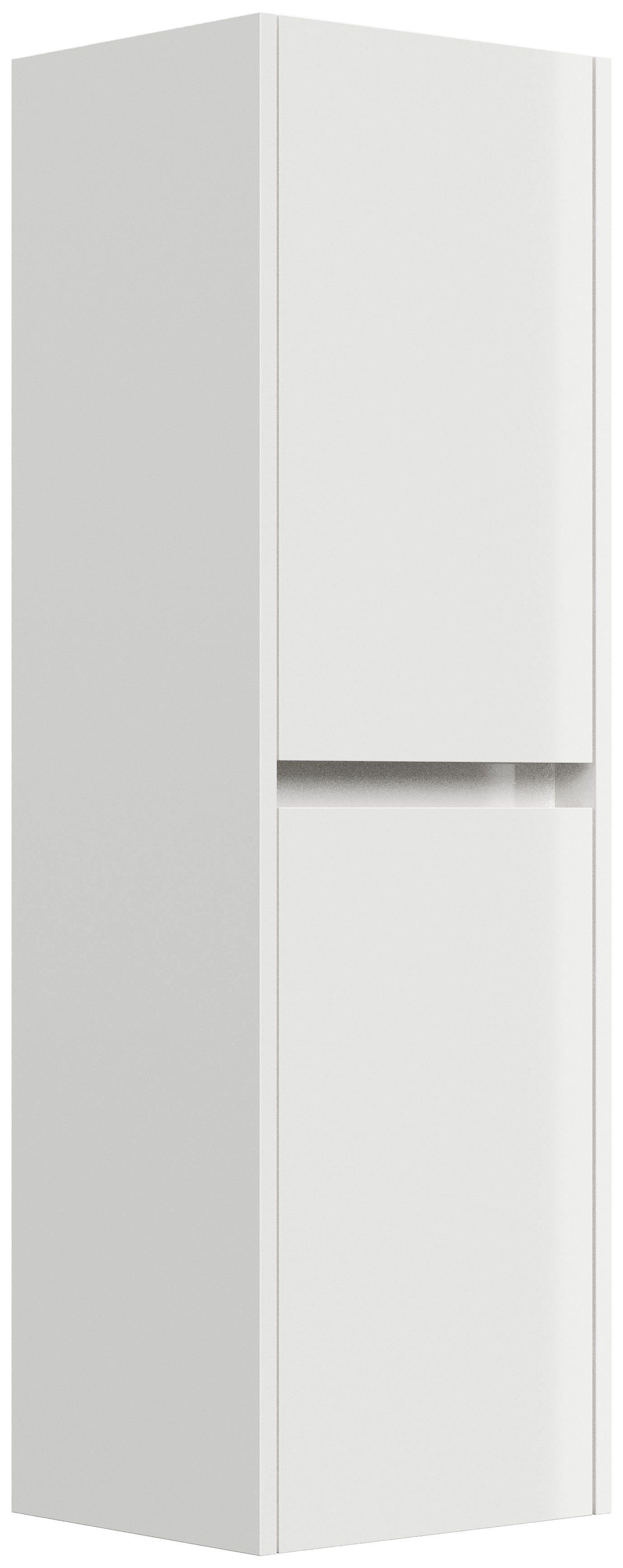 Badmöbel Set Taifun 4tlg. 100 cm mit Spiegelschrank & 2x Seitenschrank weiß Hgl