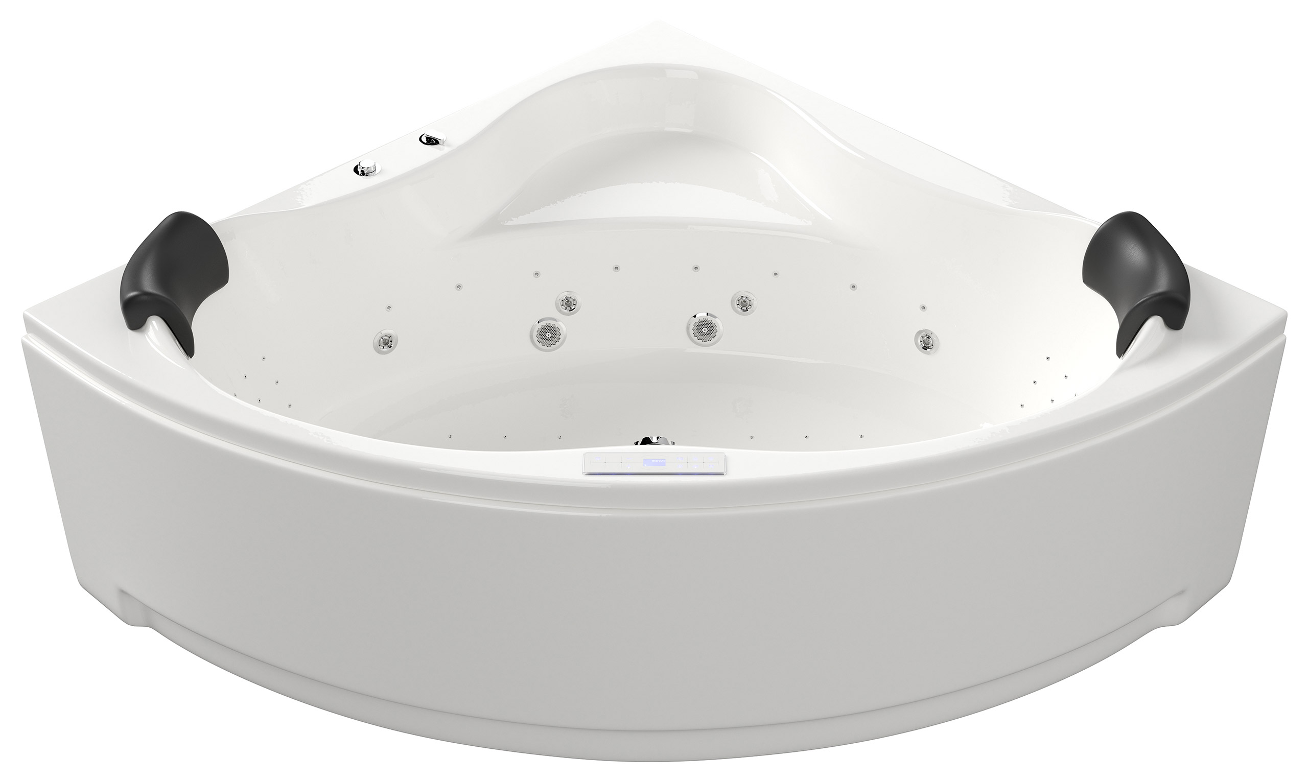 Deluxe Whirlpool Enjoy Ultra 150cm Made in Germany 80 Düsen & LED mit Armatur