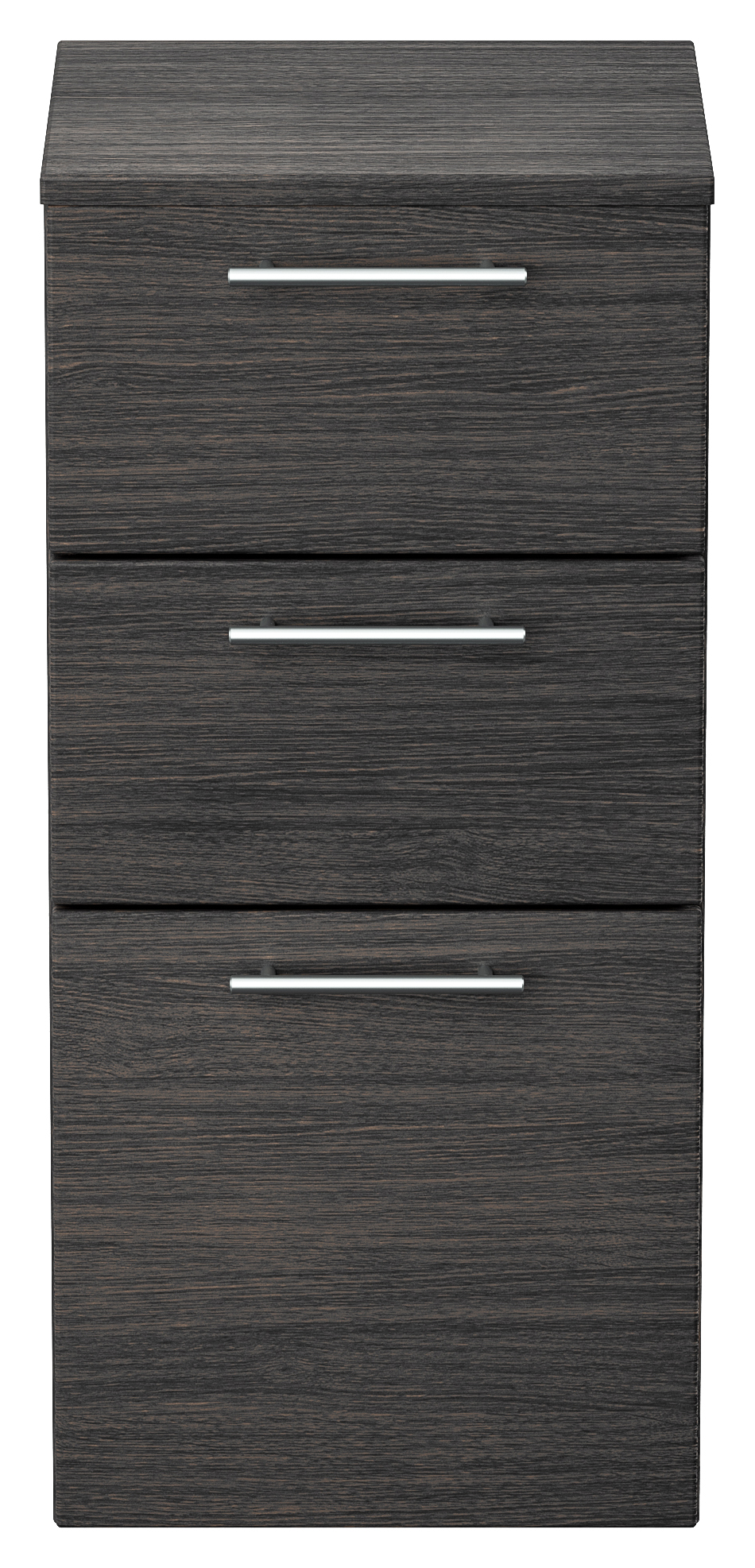 Midischrank 75cm Anthrazit gemasert