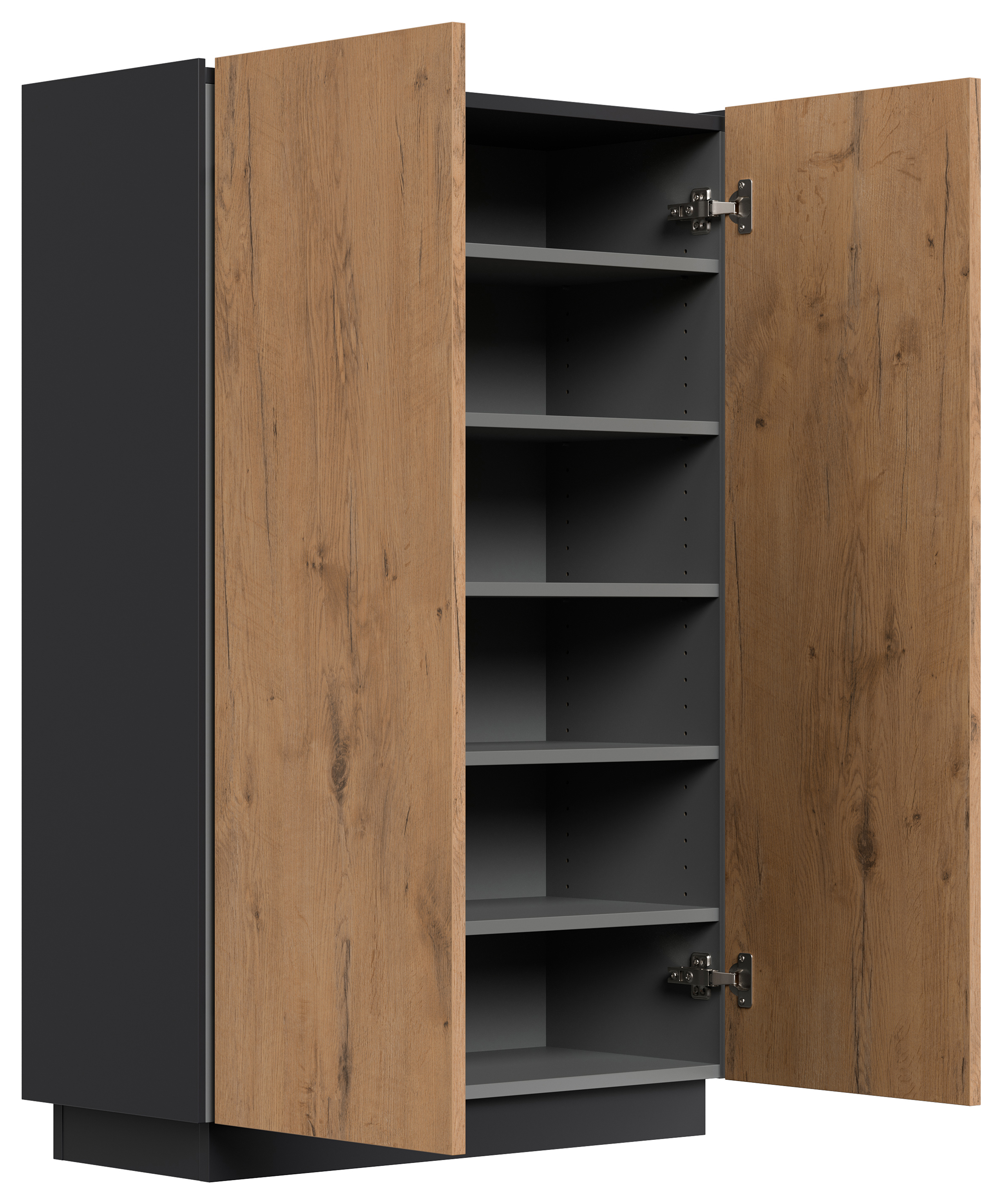Sideboard Schuhschrank Alius-M 2 Türen Redwood