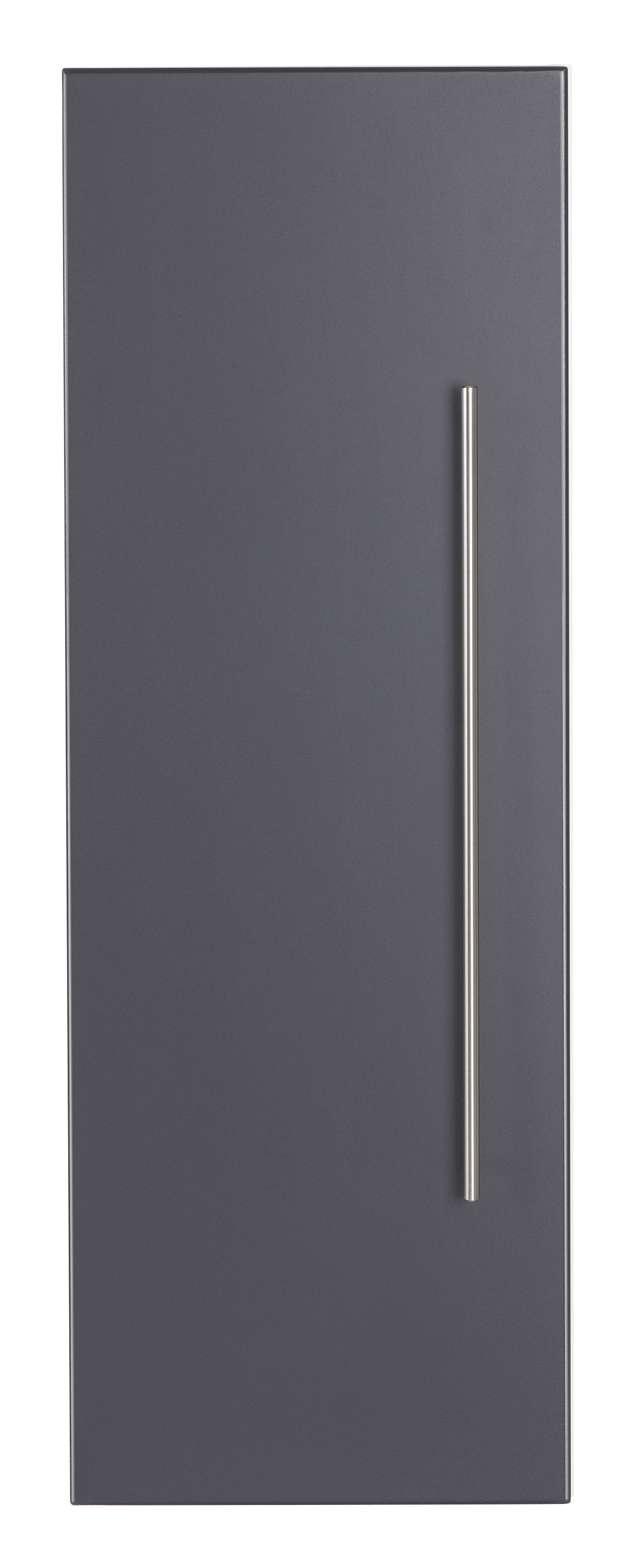 Hochschrank SANTINI 100cm weiss matt mit Tür anthrazit