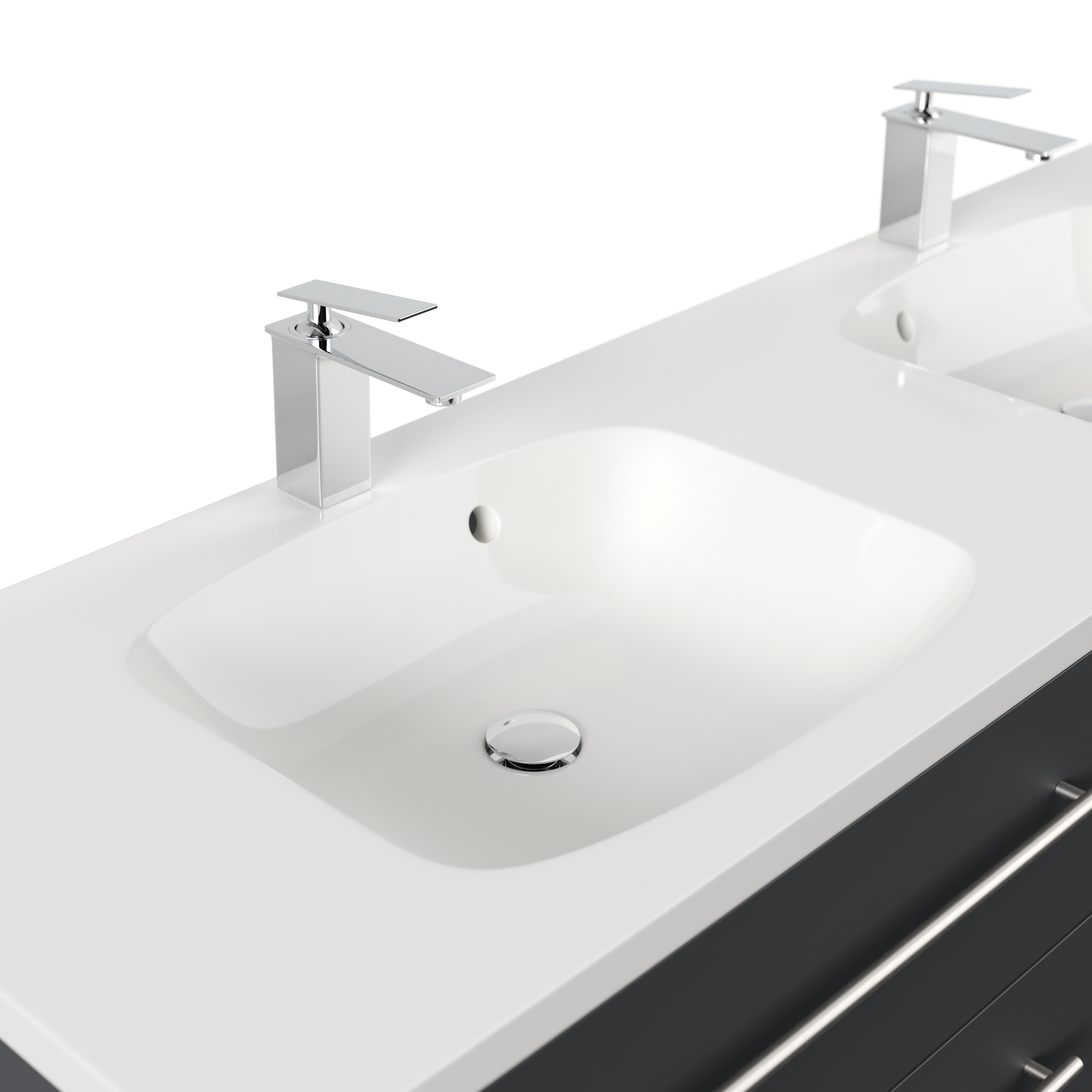 Badmöbel Colossos 160 SoftClose grafit