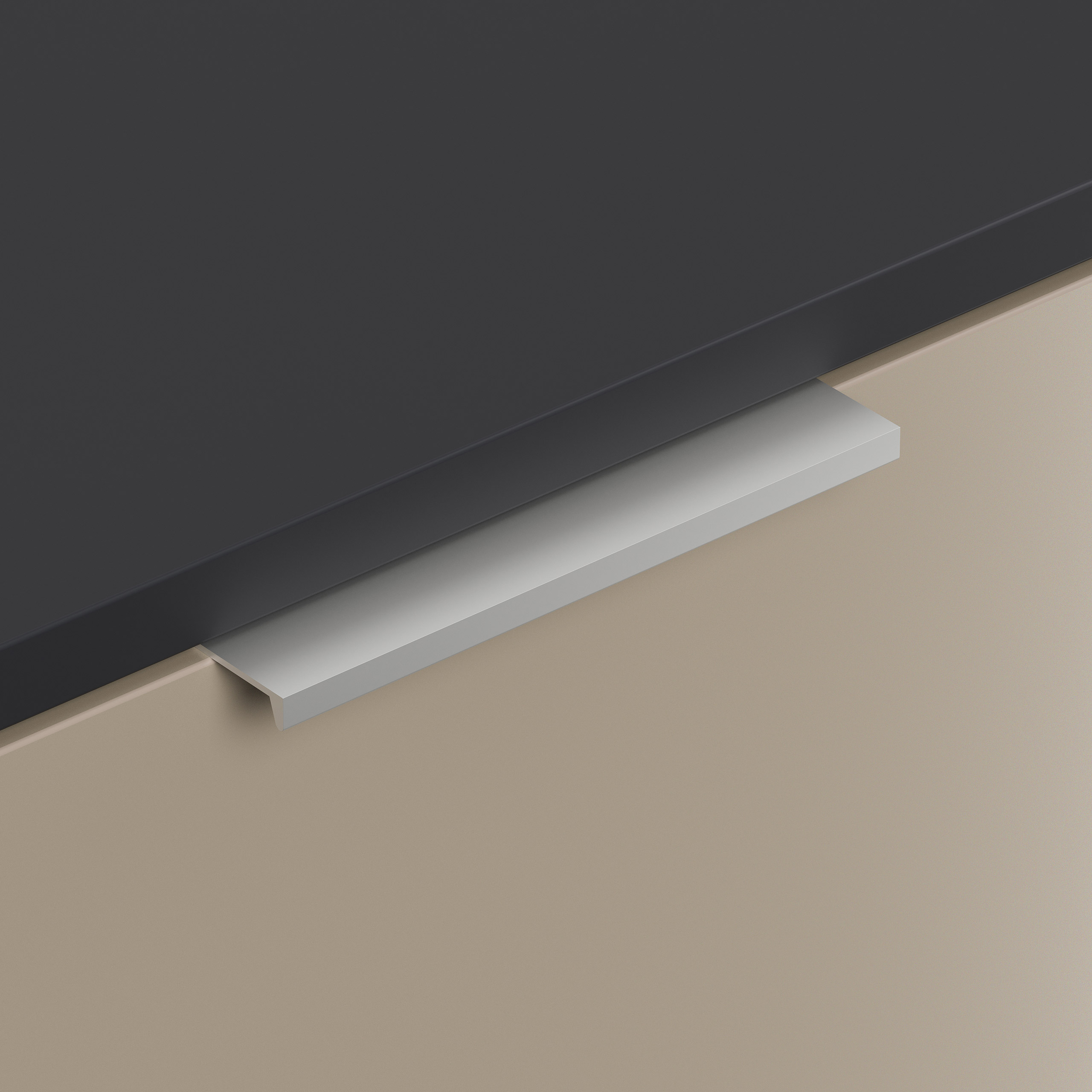 Design Nachttisch Kommode Artem 60cm B, 2 Softeinzüge lackiert Kubanit