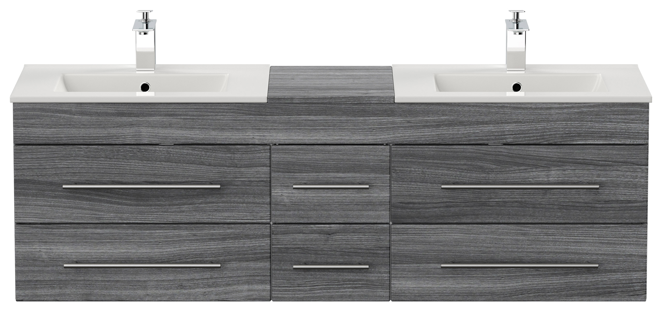 Badmöbel Roma XL SoftClose silbereiche