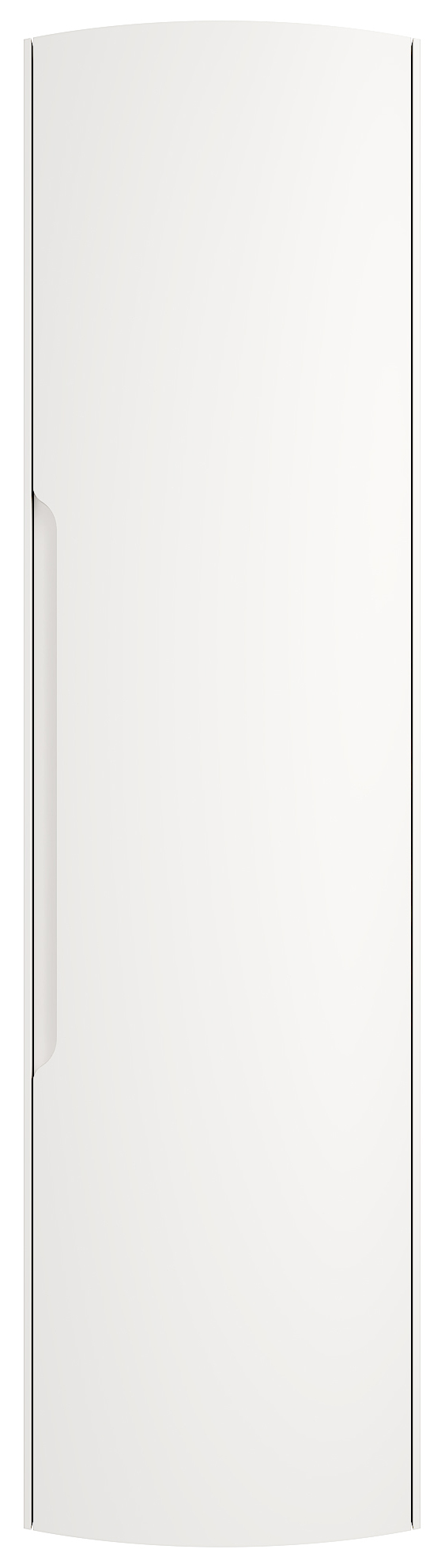 Badezimmer Hochschrank Riva 150 cm Softclose montiert weiß matt