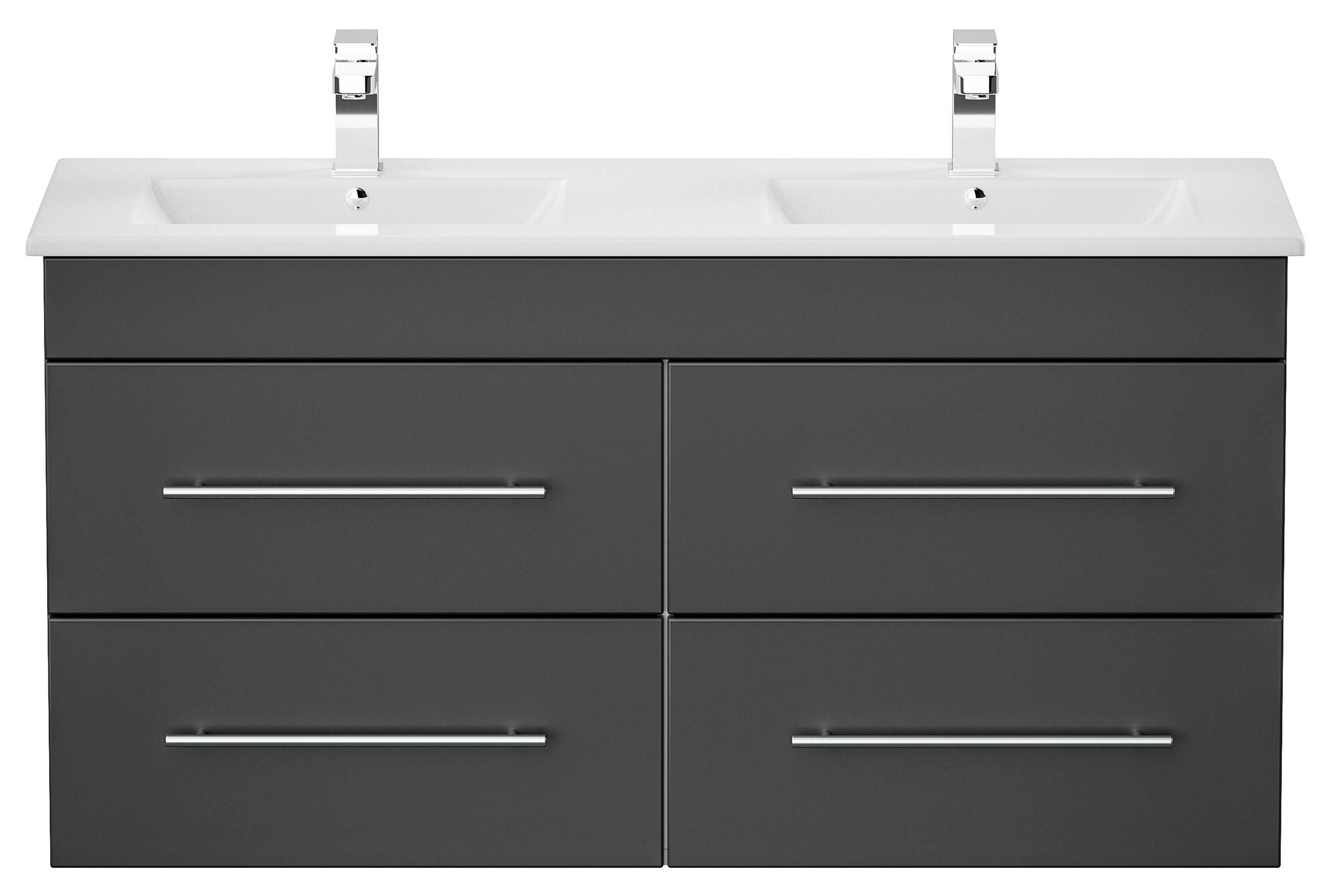 Badmöbel Helios SoftClose schwarz