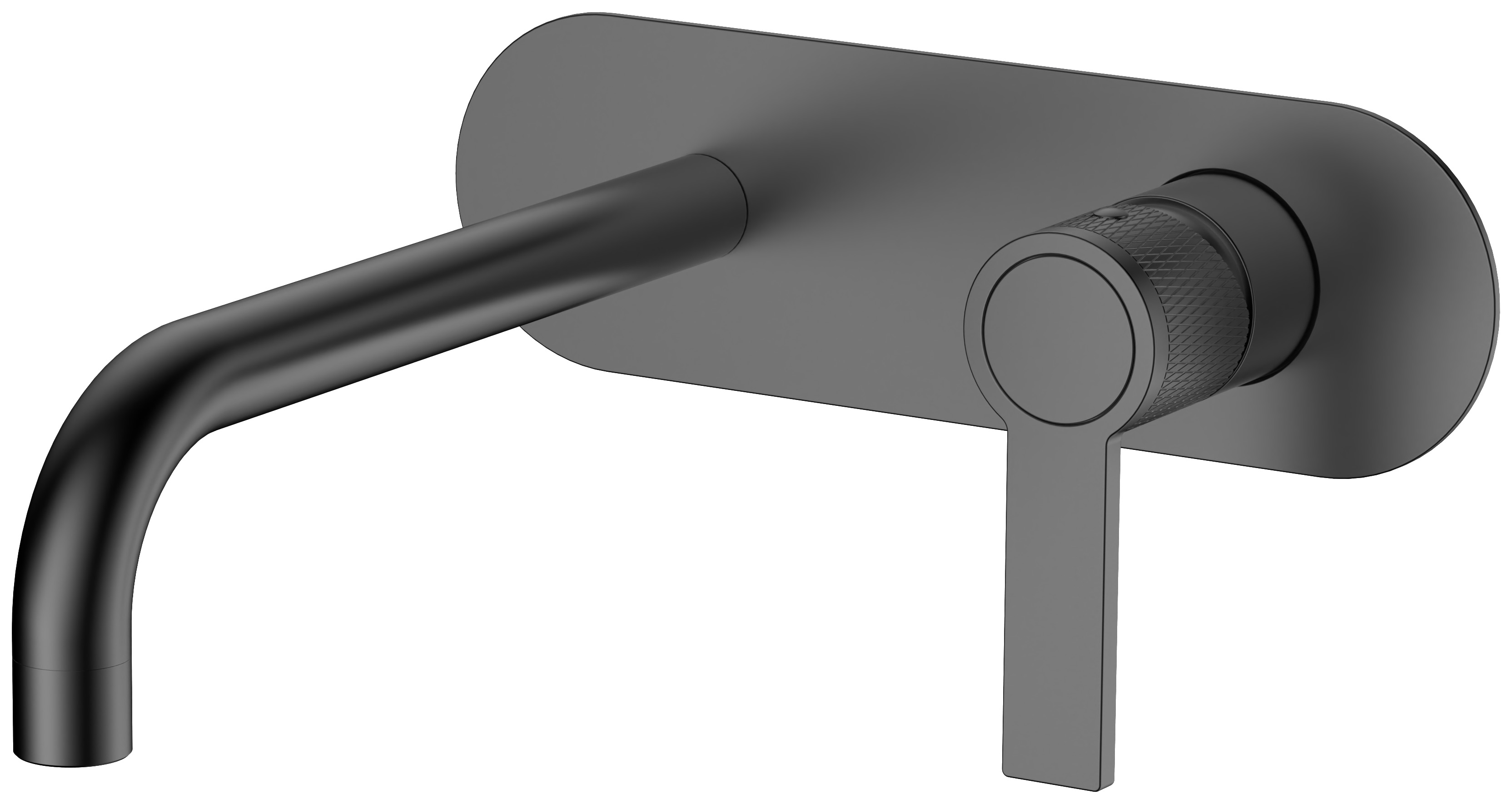 Wand-Waschtischarmatur Aurea Graphite Unterputz