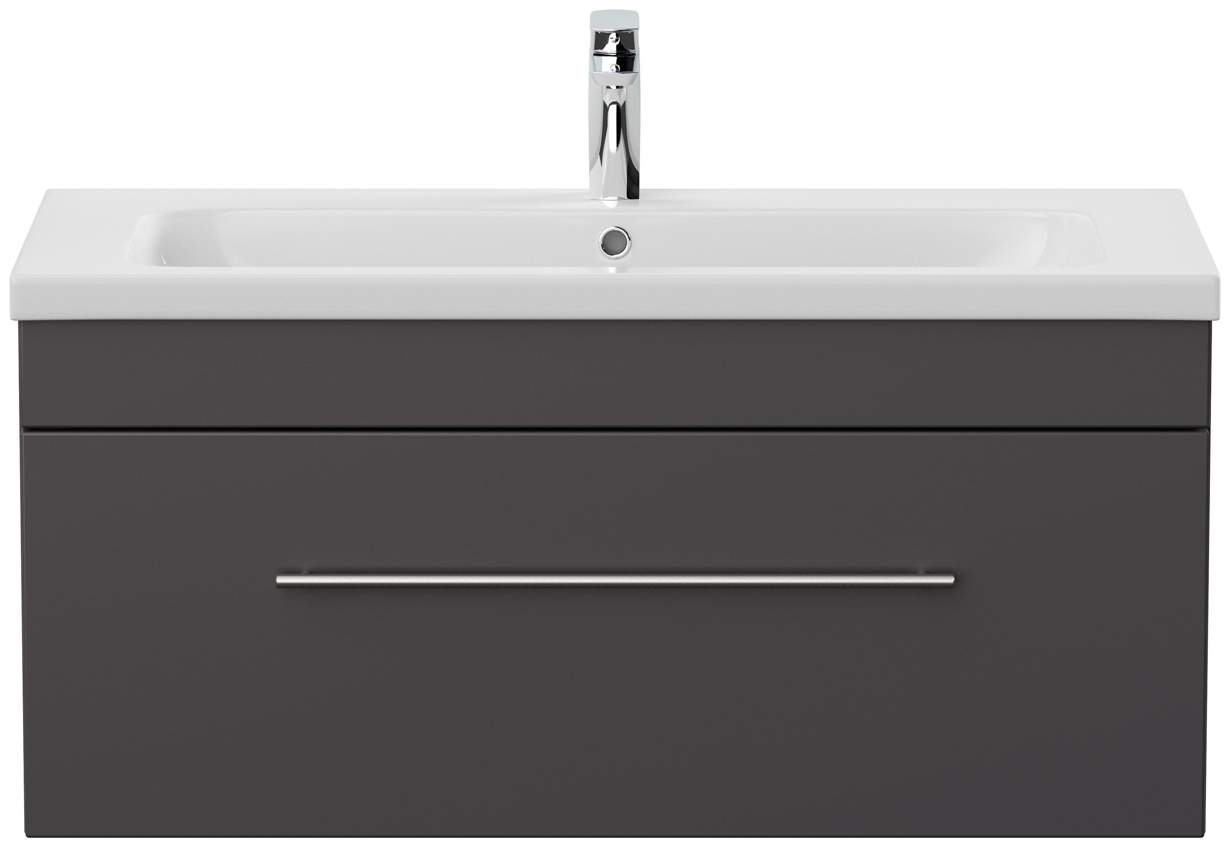 Badmöbel Diora 100cm SoftClose anthrazit