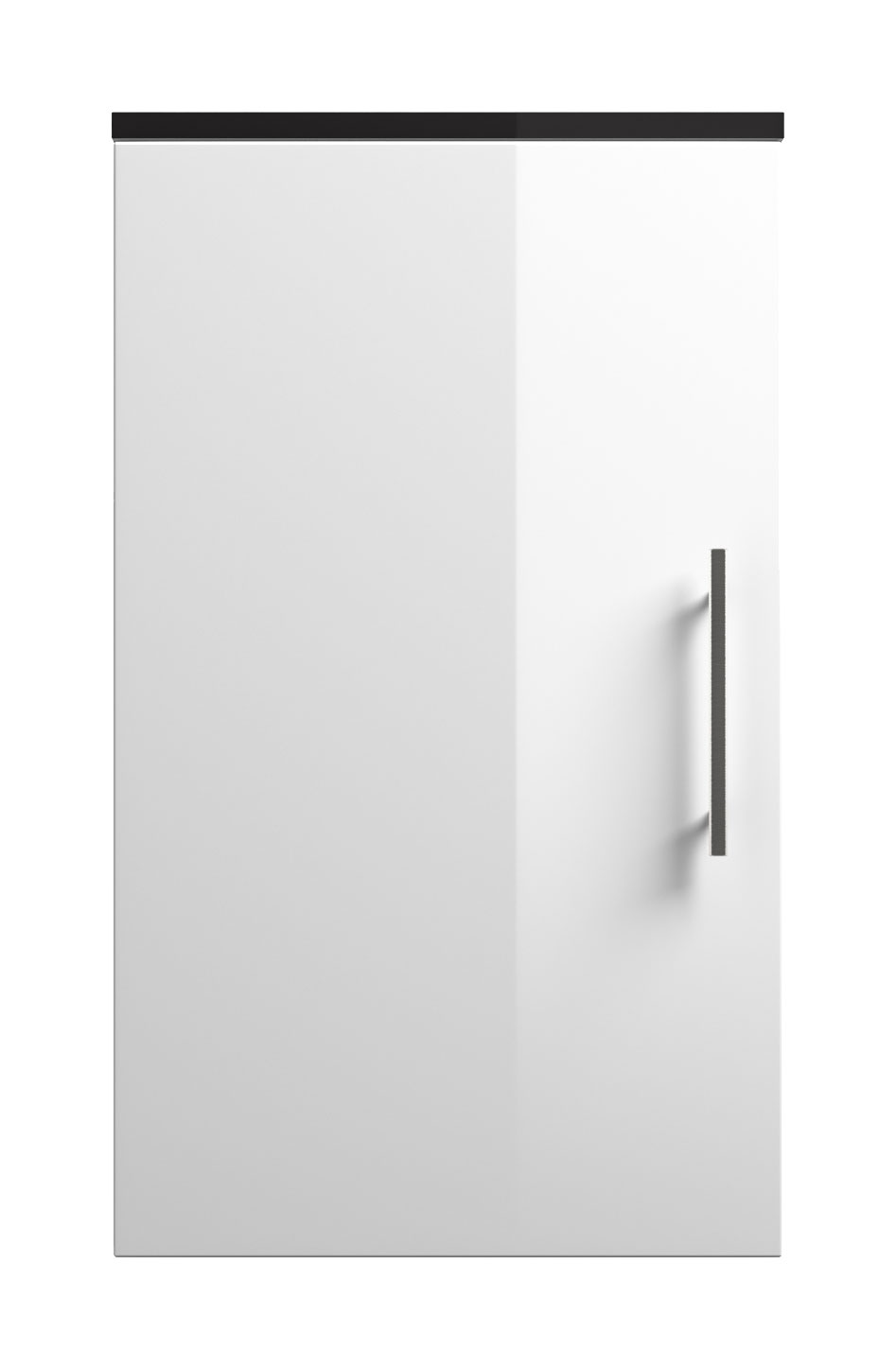 Hängeschrank Salona 70 cm Weiss hochglanz/Grafit hochglanz