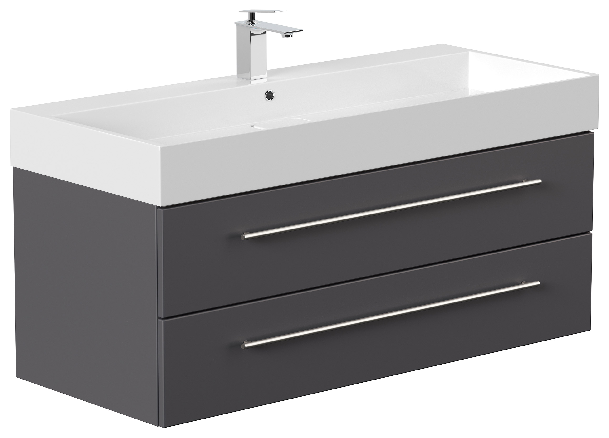 Badmöbel Design 1200 anthrazit