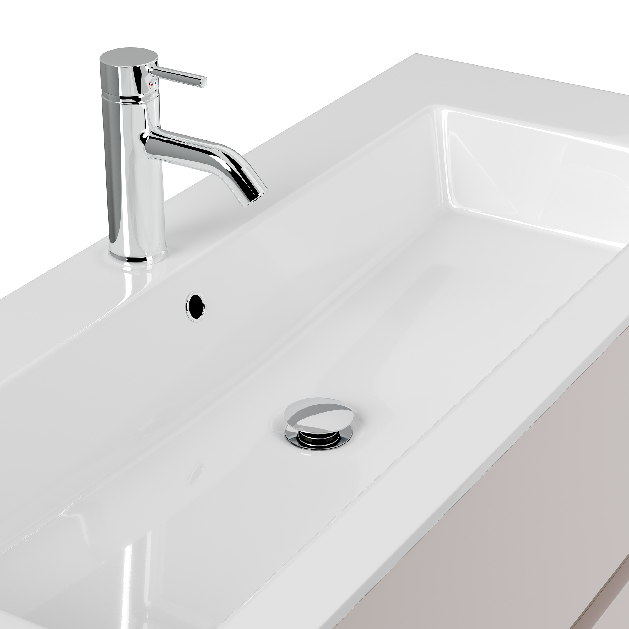 Badmöbel Taifun mit Waschtisch 120 cm 2 Greifraum SoftClose Auszüge eiche gold