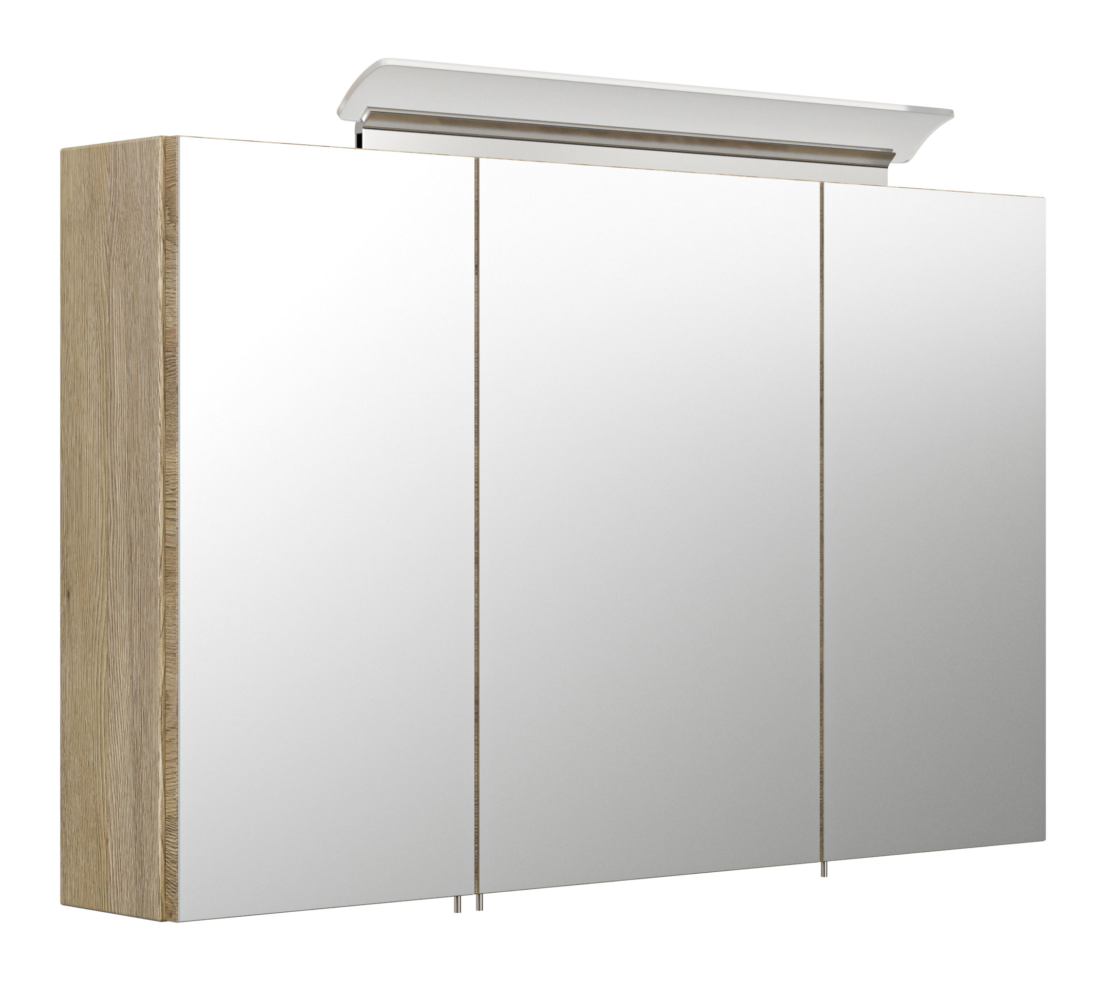 Badmöbel-Set Toscana 100 cm (3-teilig) SoftClose eiche hell