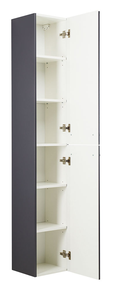 Hochschrank 188 cm anthrazit
