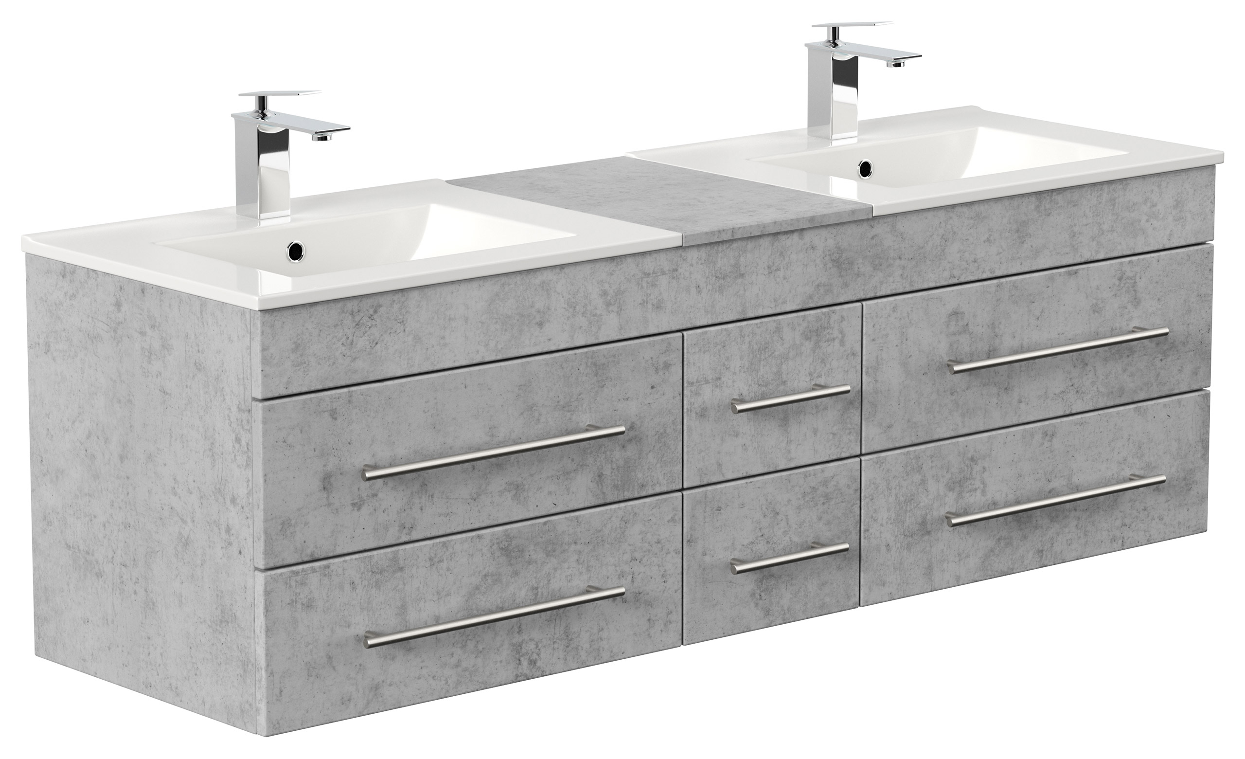 Badmöbel Roma XL SoftClose beton