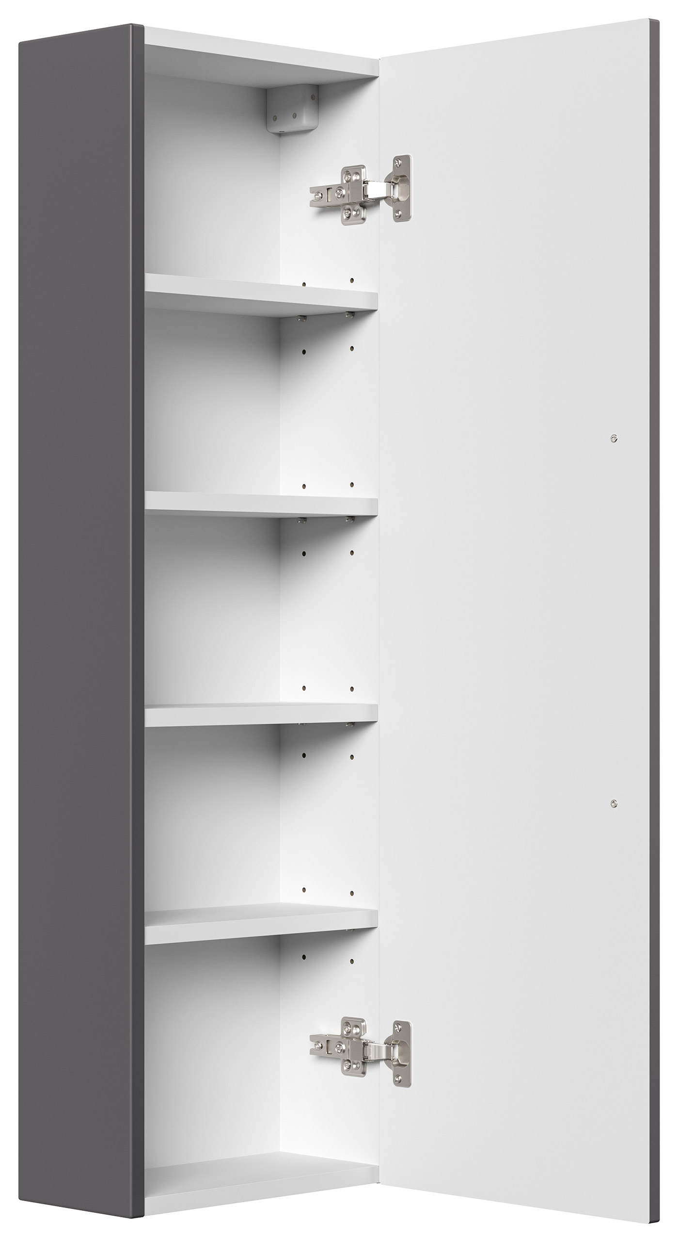 Hochschrank Slimline nur 17cm Tief (BxH) 33x105 cm eiche hell