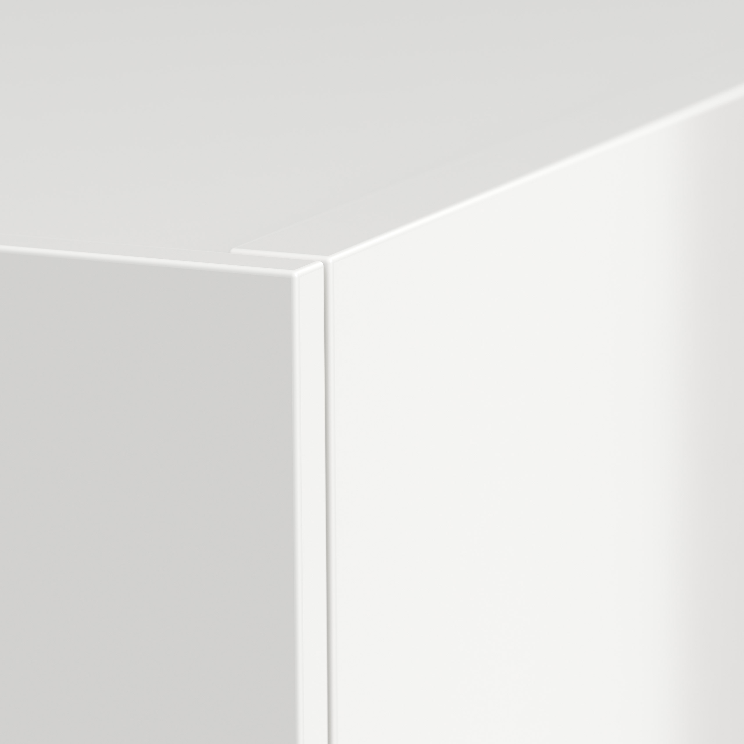 Hängekonsole Sideboard Urban Slimline 2 Push-to-open Einzüge lackiert Weiß Hgl