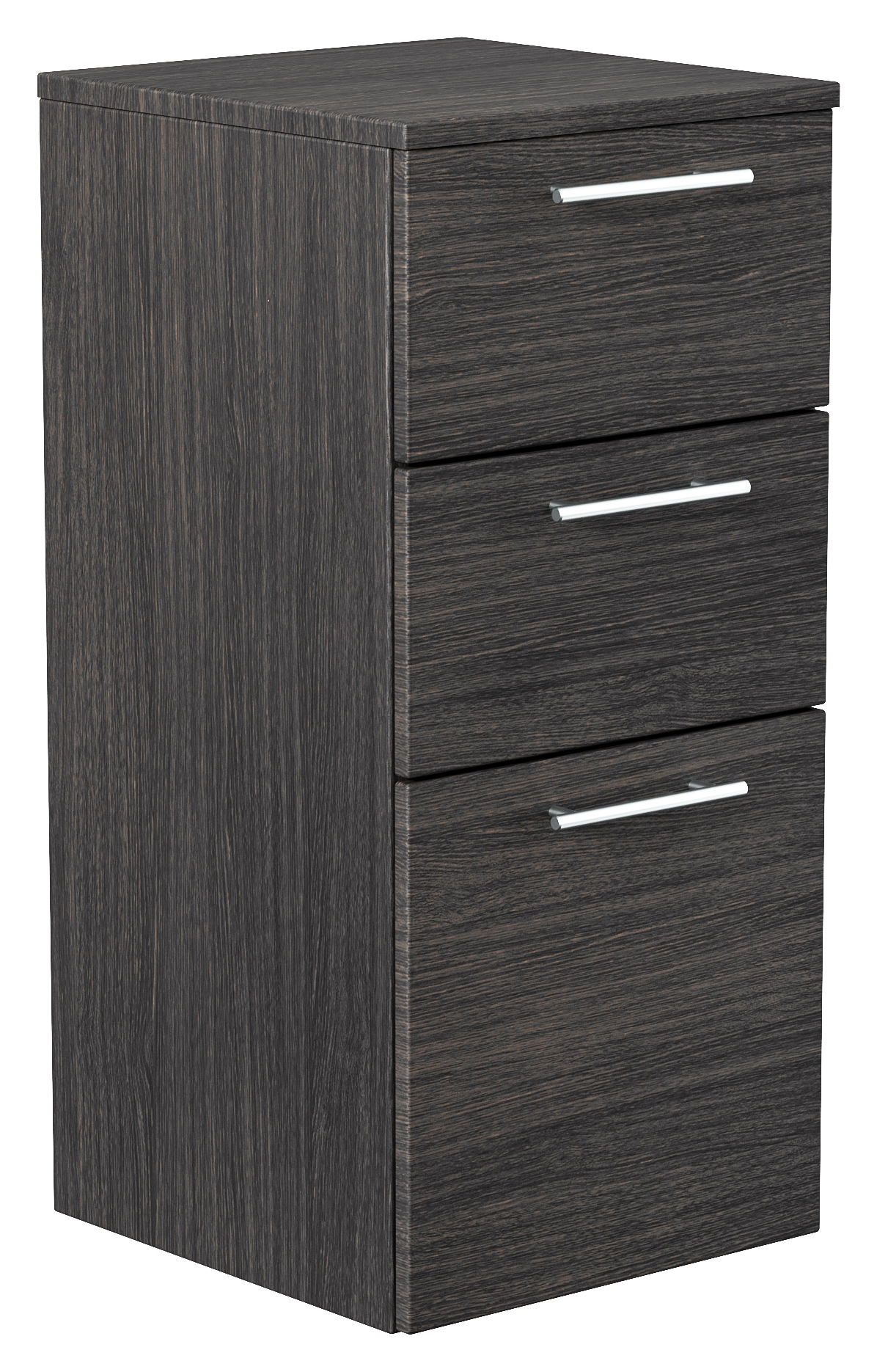 Midischrank 75cm Anthrazit gemasert