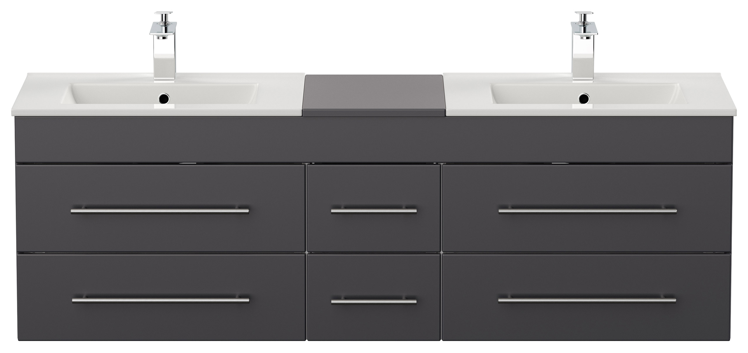 Badmöbel Roma XL SoftClose anthrazit