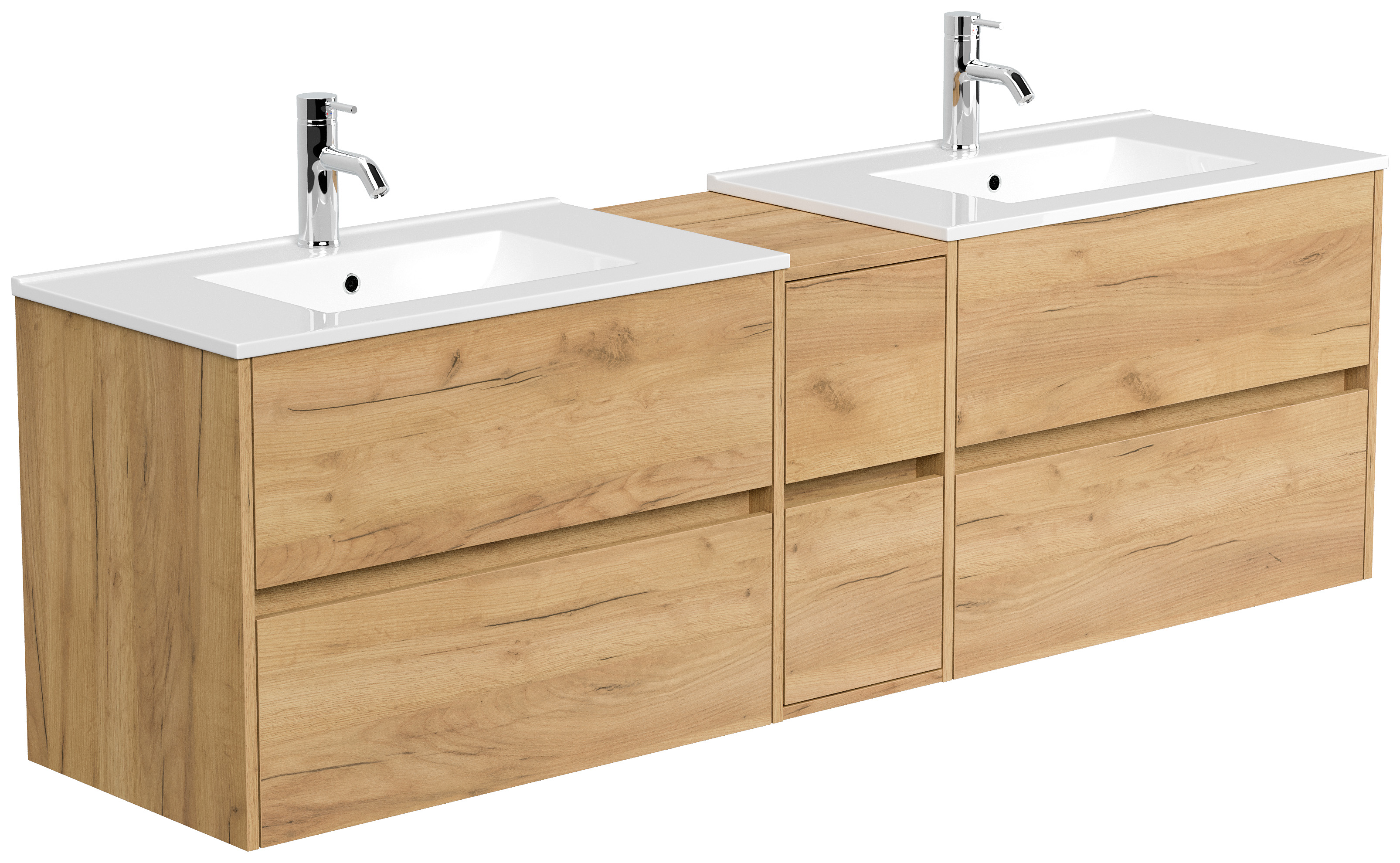 Badmöbelset Taifun 190cm eiche gold