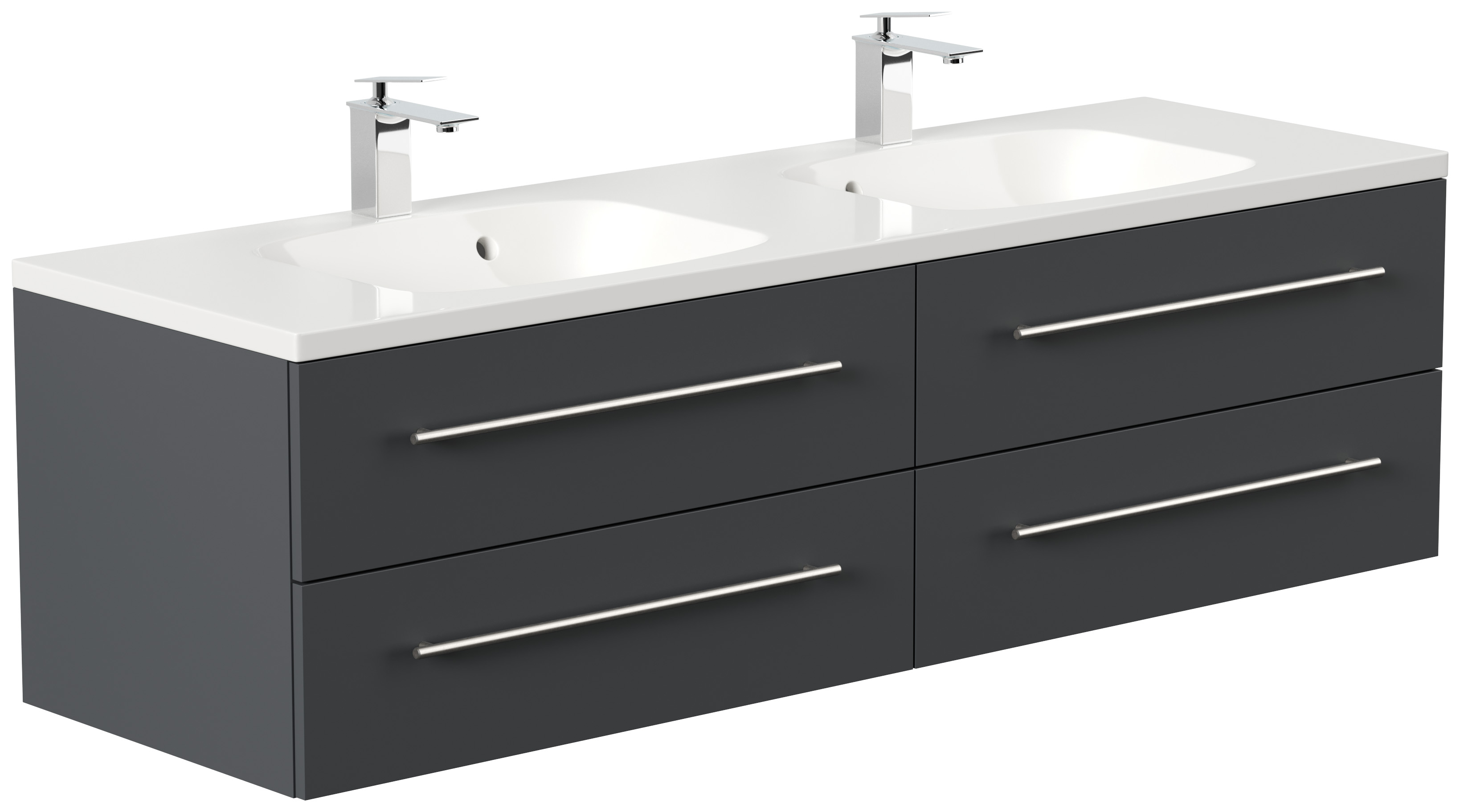 Badmöbel Colossos 160 SoftClose grafit